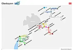 DRB-Linien in Oberbayern