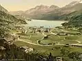 Maloja und der Silsersee um 1900