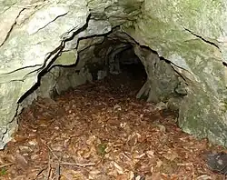Eingang zur Brunnenhöhle