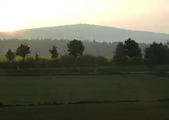 Blick auf den Výhledy südlich von Schirnding