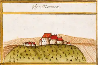 Schloss Obermönsheim 1682