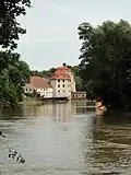 Blick auf die Neiße und die Obermühle