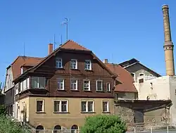 1887 errichtetes Umgebindehaus und Wohnhaus der Maschecks in Oberoderwitz