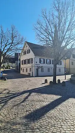 Blick auf das Rathaus