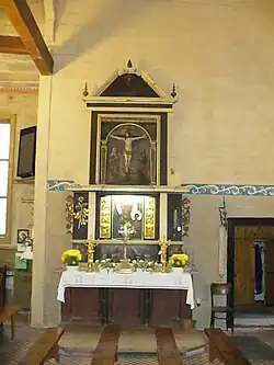 Der Marienaltar in der heutigen Mariä-Geburt-Kirche Wieliczki