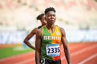 Odile Ahouanwanou bei den Afrikameisterschaften 2024 in Douala