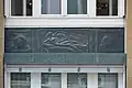 Bronzerelief von Oskar Thiede