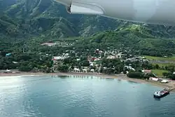 Blick auf das Zentrum von Pante Macassar
