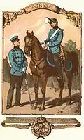 Offiziere des Regiments, 1864.