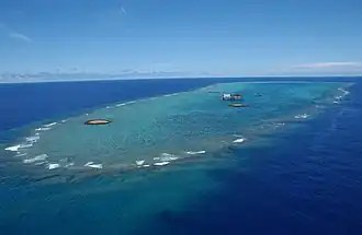 Schrägluftbild von Westen aus