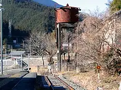 Wasserturm am Streckenende