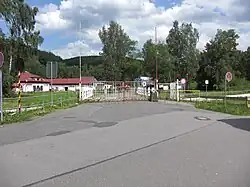 Grenzübergang ins böhmische Brandov (Brandau)