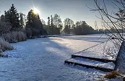 Geschlossene Eisdecke im Januar 2017 ⊙48.20811511.360609