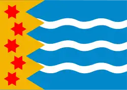 Flagge der Gemeinde Oldambt