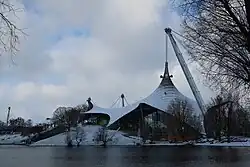 Pavillon der Olympia-Schwimmhalle München