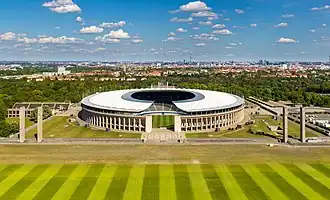 Im Berliner Olympiastadion werden zwischen 2025 und 2029 drei Spiele ausgetragen