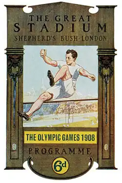 Programmheft der Olympischen Sommerspiele 1908