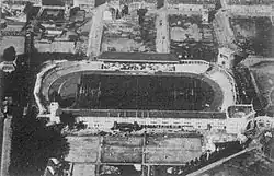 Luftbild des Stadions (1920)