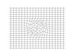 Transversalwellenzug als Zylinder- oder Kugelwelle