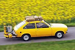 Opel Kadett City mit Holzgasantrieb