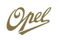 1909: schwungvoller Opel-Schriftzug