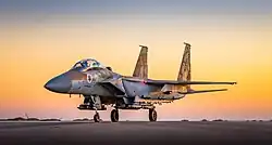 Eine F-15I Ra'am der 69. Staffel „Hammers“ im Mai 2021 während Operation Guardian of the Walls