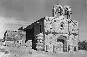 Missionsstation in Oquitoa (historische Aufnahme)