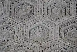 Detail der Kassettendecke