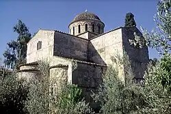 Panagia, Skripou (Mittelgriechenland), 874, Kreuzbasilika mit Vierungskuppel