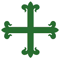 Lilienkreuz als Kreuz von Avis