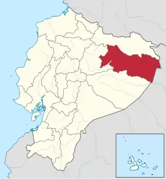 Lage in Ecuador