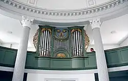 Orgel von Gerd Sieben Janssen in der Auricher Ref. Kirche (1838)