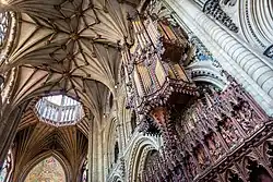Orgel im Chorraum der Kathedrale von Ely