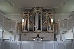 Orgel von Christian Friedrich Göthel in der Kirche Gahlenz