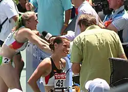 Verena Sailer (Nr. 49) scheiterte als Siebte ihres Rennens im Viertelfinale