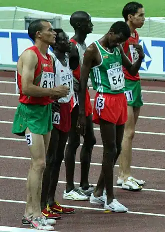 Abdelkader Hachlaf (ganz links) erreichte Platz acht