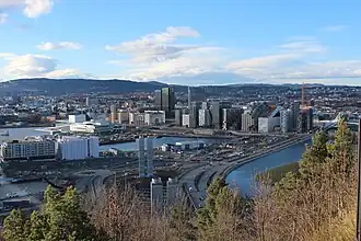 Blick von Ekeberg Richtung Stadtzentrum