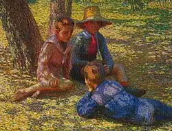 Ausruhende Kinder, 1908/1913