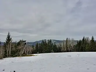 Blick vom Ottenberg in nördliche Richtung zum Kandel