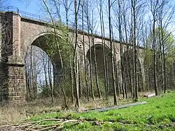 Viadukt der stillgelegten Eisenbahnlinie Molsheim-Saverne