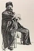 Otto Greiner: Arthur Haferkorn, Lithographie