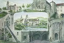 Schloss Neuenstein (Hohenlohe), 1880.