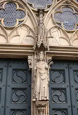 Otto I. am Westportal