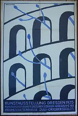 Plakat von Otto Lange, 1925