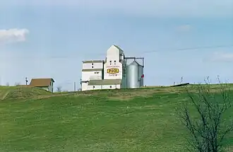 Getreidesilo in Oxbow