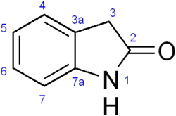 Strukturformel von Oxindol