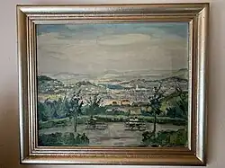 Stuttgart, Ansicht vom Birkenkopf her, 1932, Privatbesitz