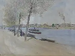 Wasserfront im Frühjahr 1909, im Musée des Beaux-Arts de Nice.