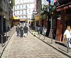 Rue de la Harpe in Richtung Rue de la Huchette