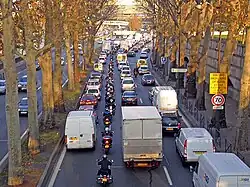 Der Verkehr war schon 2007 stark